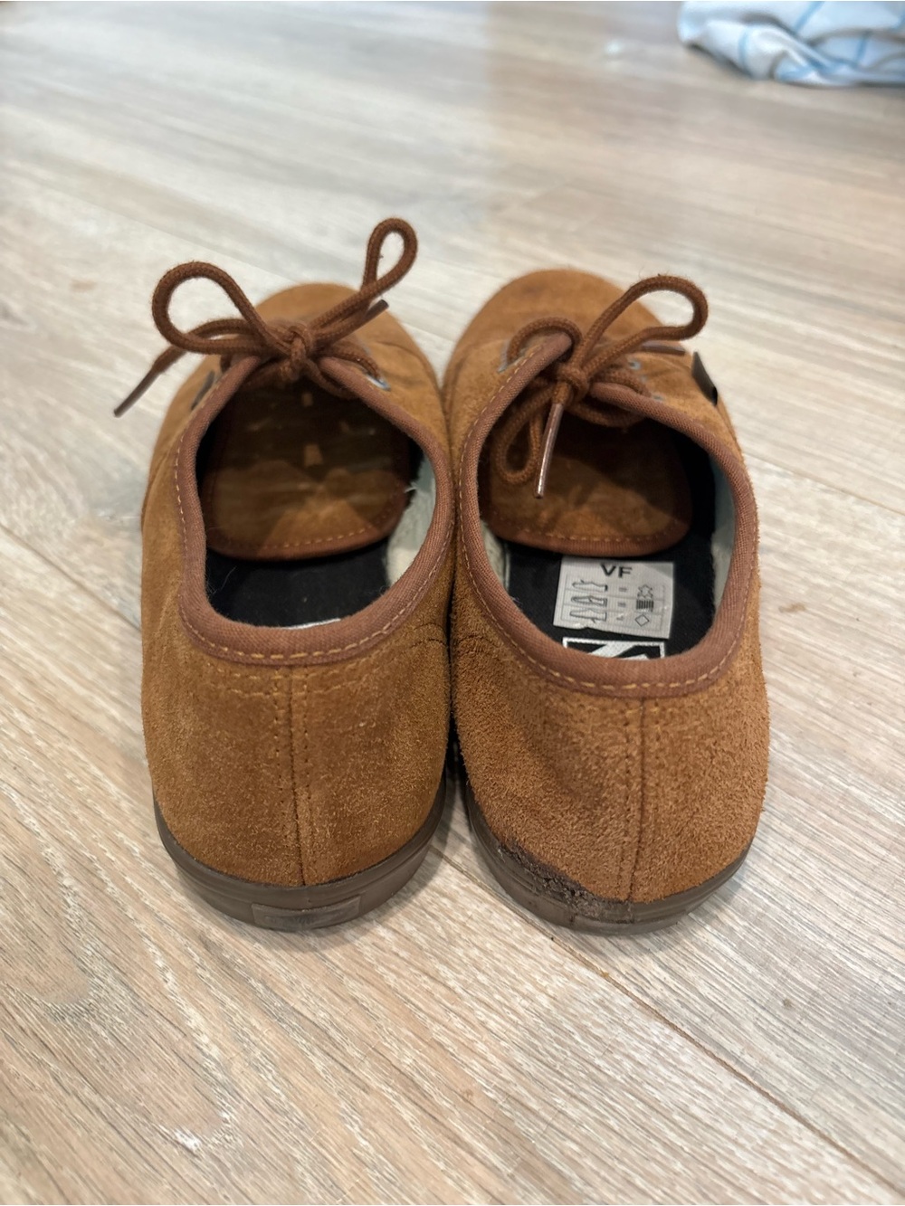 Vans Brown Suede Low-Top Lace-Up Sneakers - Picture 3 of 4